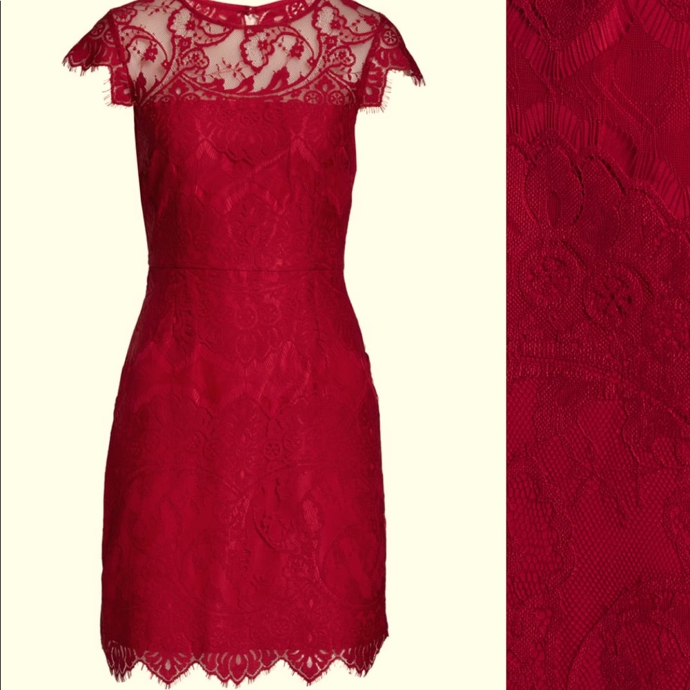 Red Lace Dress